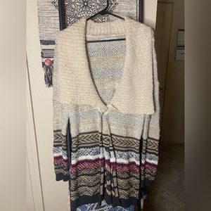 Medium Length Knit Cardigan